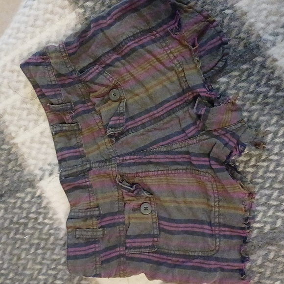 🔥🔥🔥Free people Morning rain cutoff shorts 0 - Picture 13 of 14